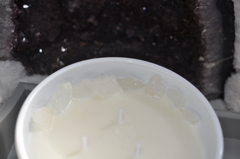 Clear Quartz  Crystal Infused Candle - Clarity 55cl